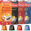 Roastesso Aluminum Espresso Capsules Variety Pack Blend Compatible with Nespresso Original Machines Medium to Dark Roast Intensity 8-13 Ristretto Recyclable Coffee Pods Packed in USA (40 Count)
