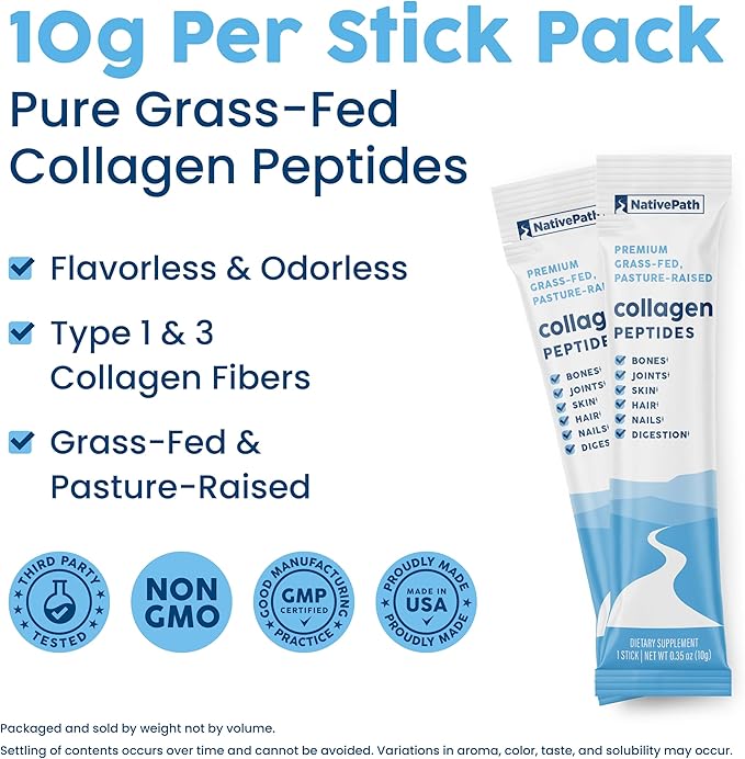 NativePath Collagen Stick Packs and Collagen 25 Bundle