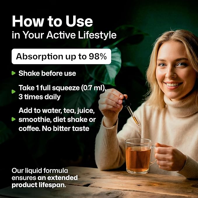 BIO KRAUTER® Perimenopause &amp Menopause Supplements for Women* - Vegan Motherwort Tincture 2 Fl.Oz 28-Day Supply for Natural Calm &amp Women's Wellness - Alcohol &amp Sugar Free - 650 mg per Serv