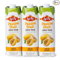 La Fe Passion Fruit Juice – Fresh Passion Fruit Juice Drink Rich in Vitamin C Sweet &amp Refreshing for Kids Family &amp On the go 3-Pack 33.8 Fl Oz Each