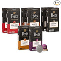 Peet's Coffee Dark Roast Espresso Capsules Variety Pack Compatible with Nespresso Original Machine - Intensity 8-11 80 Count (8 Boxes of 10 Espresso Capsules)