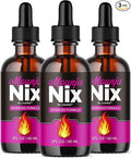 (3 Pack) MounjaNix – Original MounjaNix Drops Premium Advanced Formula Support All Natural Liquid Formula Mounjanix Supplement Gotas for Overall Wellness and Support Health 3 Bottles for 3 Months