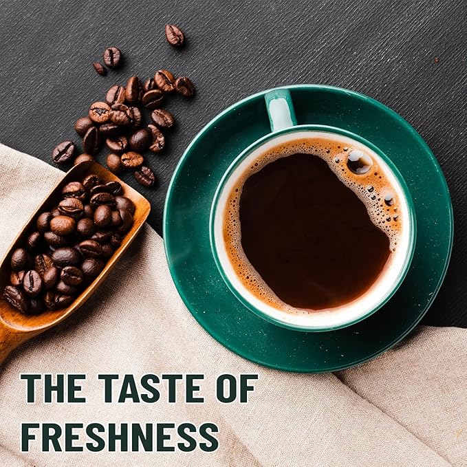 KIAA Ethiopian Premium Ground Coffee Medium Roast - 12oz 100% Organic Arabica Full-Bodied Bold Flavor Rich &amp Smooth Perfect for Espresso French Press &amp Drip Brewing Freshly Roasted