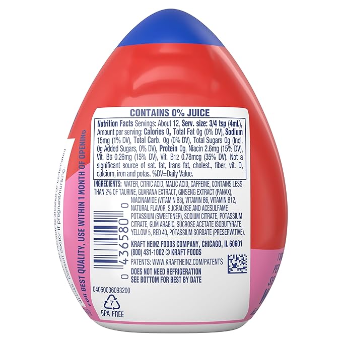 Mio Energy Liquid Water Enhancer Strawberry Pineapple Smash 1.62 OZ. (Pack of 12)