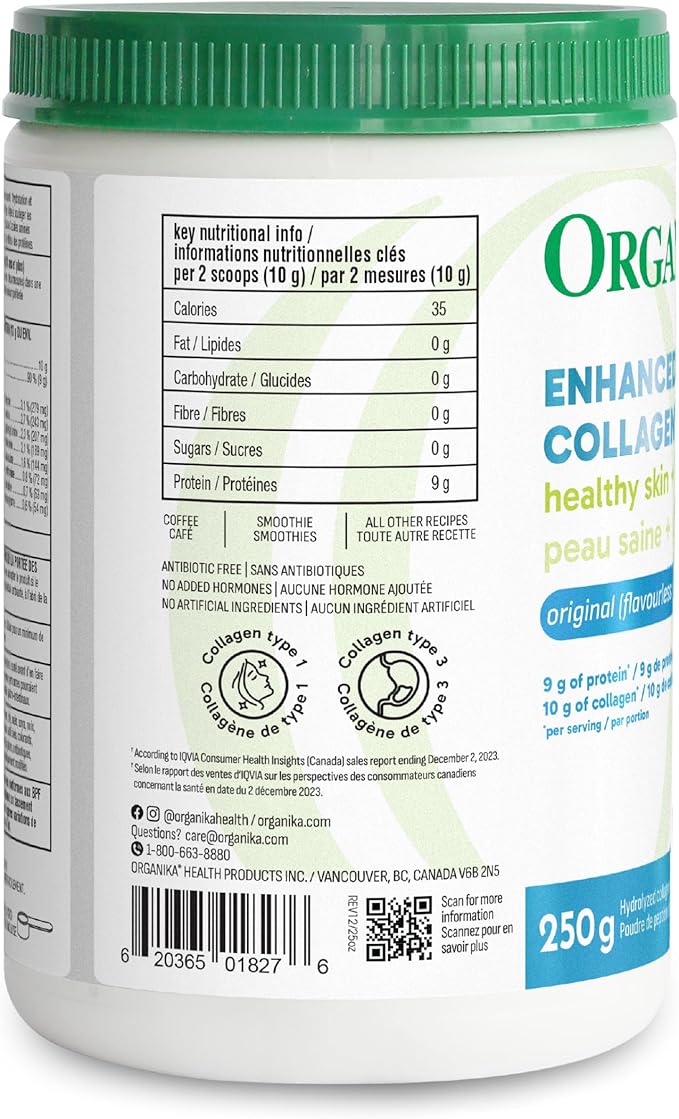 ORGANIKA Collagen Enhanced 250 GR