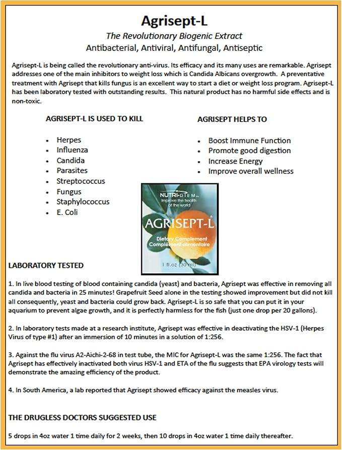 Agrisept-L / Agrumax to Improve The Health of World daitry Supplement by Nutri-Diem