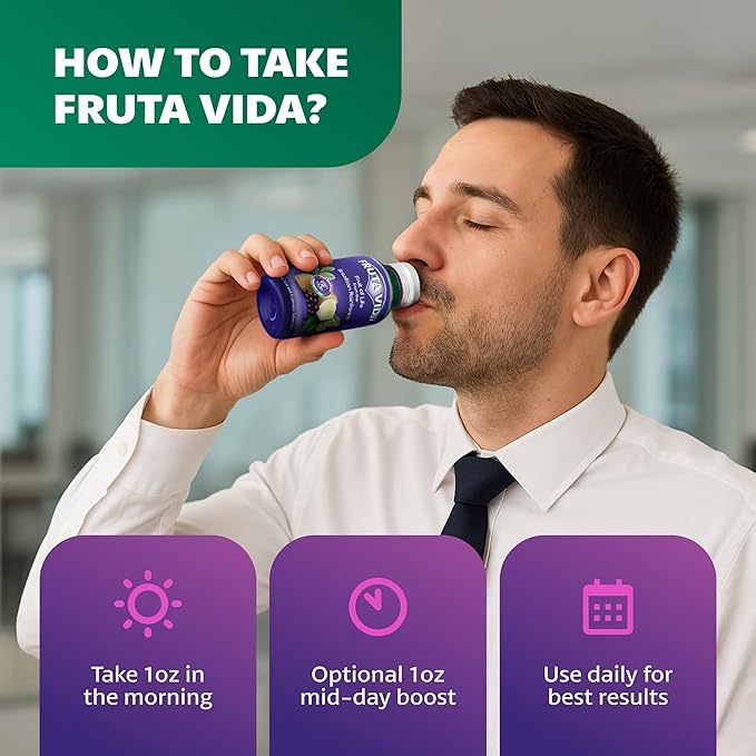 Fruta Vida – 4 Pack of 30 oz Bottles – Acai – Yerba Mate – Cupuacu Juice – by Pro Image International