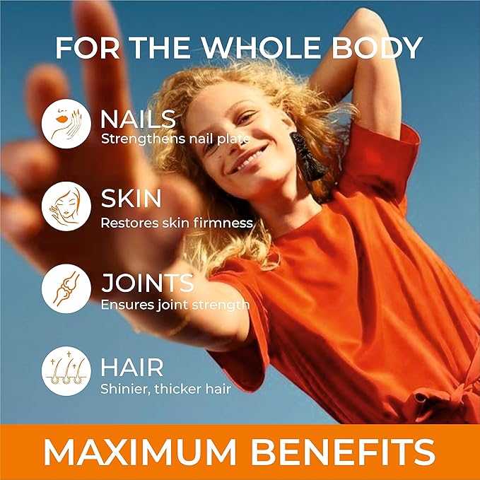 SIRUNES Chicken Collagen Capsules - Type II Collagen Nutritional Supplement for Joint Skin &amp Bone Support - Non-GMO Anti-Aging Dietary Supplements with Hydrolyzed Collagen Peptides - 120 Capsule