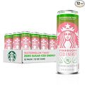 Starbucks Iced Energy Drink Watermelon Splash Zero Sugar Energy Drink Plant Based Caffeine Hydration Mental Clarity 12 Fl Oz Cans (Pack of 12)