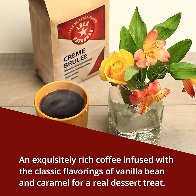 Lola Savannah Crème Brulée Whole Bean Caffeinated Coffee 2lb