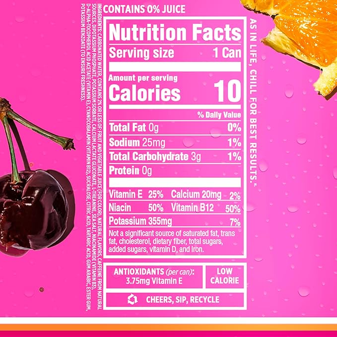 Sparkling Ice +ENERGY Berry Blast &amp Sparkling Ice +ENERGY Power Punch &amp +Energy Maximum Mango Sparkling Water with Vitamins &amp Electrolytes Zero Sugar 12 fl oz Cans (Pack of 12 Each)
