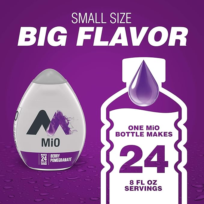 MiO Berry Pomegranate Liquid Water Enhancer Drink Mix (1.62 fl oz Bottle)