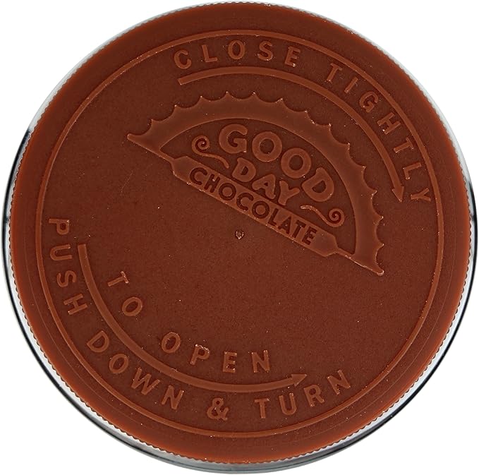 Good Day Dark Chocolate Melatonin for Adults [ 80 Count ] - Fair Trade Non-GMO Dark Milk Chocolate with Chamomile and Melatonin 1 mg - Adult Melatonin Adult Natural Sleep Aid Supplement