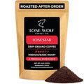 Lonestar - Freshly Roasted After Your Order – Specialty Grade Low Acid Artisanal Medium to Dark Roast Drip Ground Coffee No Bitterness Ethically Sourced 12OZ Compostable Bag