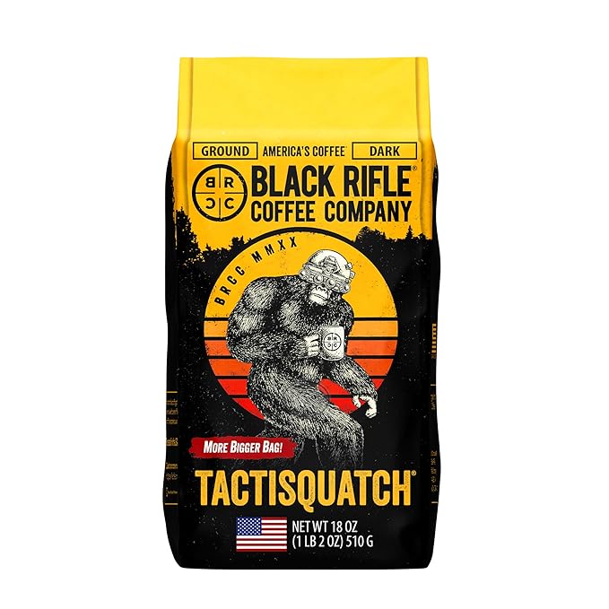 Black Rifle Coffee Company Light Medium Dark Roast Ground Coffee Variety 3 Pack 18 OZ Bag