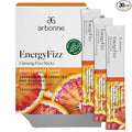Arbonne Ginseng Energy Supplements - Blood Orange Flavor Fizz Sticks Energy Boost with Caffeine Powder from Guarana and Green Tea Delicious Alternative to Caffeine Pills