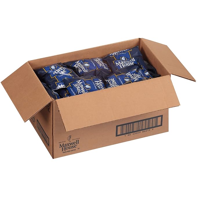 Maxwell House Medium Roast Ground Coffee (0.7 oz Bags Pack of 42)