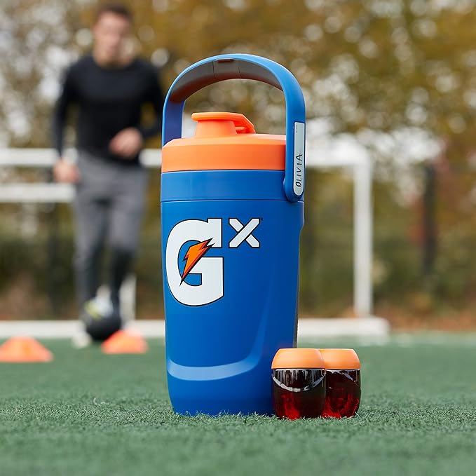 Gatorade Gx Performance Jug 64oz Leakproof Non Slip Grip Great for Athletes Neon Yellow