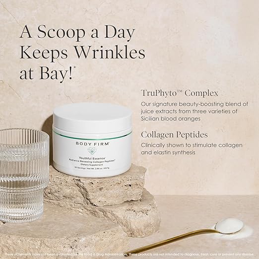 Body Firm Youthful Essence Radiance Renewing Collagen Peptides | 30 Servings
