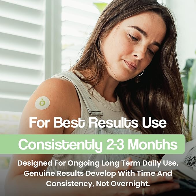 Collagen Glow Beauty Restore Patches | 5X Stronger Formula | Collagen Peptides Vitamin C Pro-Retinol Coq10 Hyaluronic Acid &amp Biotin for Hair Growth | Daily Patch for Skin &amp Hair Wellness