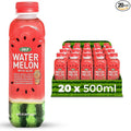 OKF Aloe Vera Juice Drink Watermelon Pure with Chunks of Aloe Original 16.9 Fl Oz (Pack of 20) No Preservatives No Artificial Color Plant Based Korean Drinks
