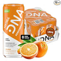 HYDRADNA- Clean Performance Drink Zero Sugar | For Natural Fuel Alertness Boost Stamina120 mg Organic Caffeine Natural Flavors Zero Sucralose Clean Ingredients (12 Pack) (12 Pack Orange)