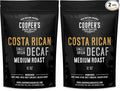 Decaf Costa Rican Coffee Medium Roast Swiss Water Processed Decaffeinated - 12oz Bag (Pack of 2)