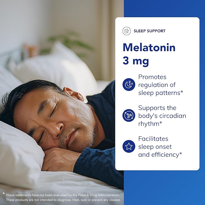 Pure Encapsulations Melatonin 3 mg - Antioxidant Supplement to Support Natural Sleeping &amp Relief of Occasional Sleeplessness - for Natural Sleep Support* - 180 Capsules