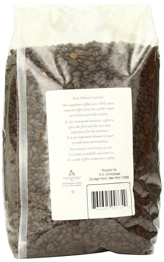 Chef's Quality Colombian Whole Bean Coffee 10 Pound