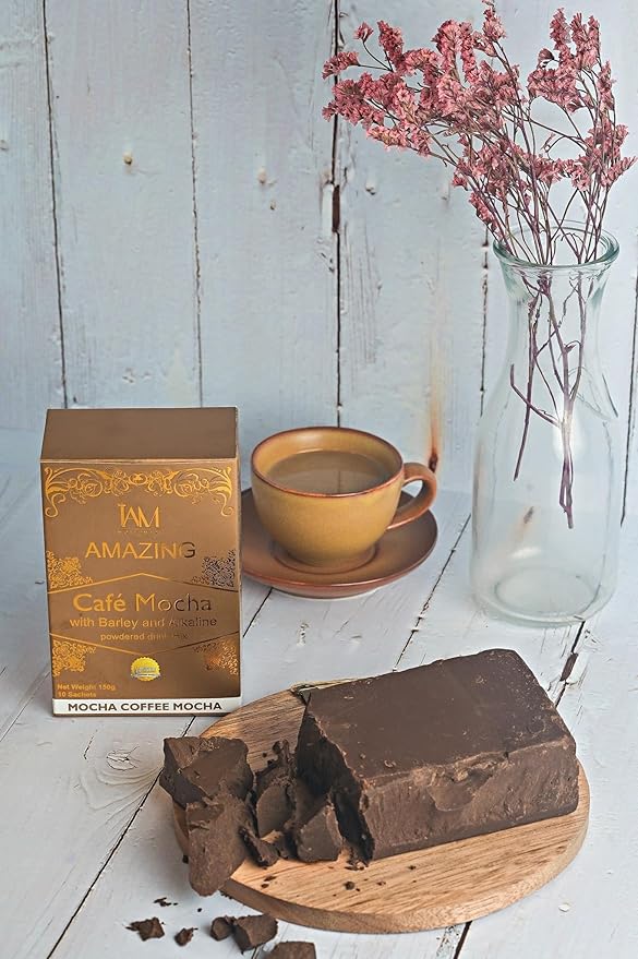 AMAZING CAFE LATTE WITH BARLEY &amp ALKALINE (CAFE MOCHA)