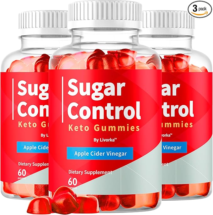 (3 Pack) SugarControl Keto Gummies - Official SugarControl Advanced Apple Cider Vinegar Gummys All Natural Supplement Support 180 Gummies for 3 Months