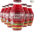 Beetology Organic Beet Lemon and Ginger Juice 8.45oz (6 Pack) | 100% Cold Pressed | Heart Healthy | Nutrient Packed Vegetable Juice | Vibrant Flavor