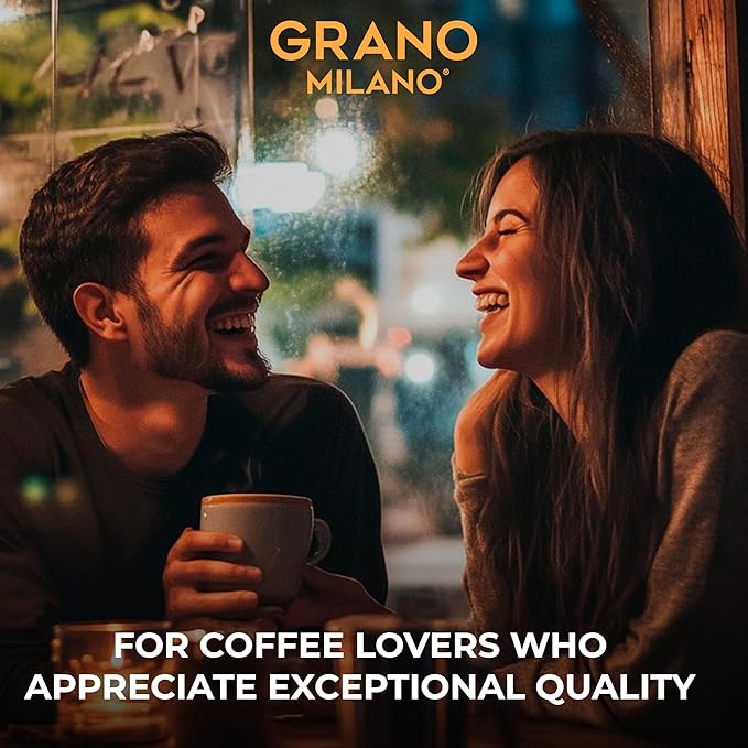 Grano Milano Variety Pack Coffee Capsules - 100 Aluminum Coffee Pods Compatible With Nespresso Original Line Medium And Dark Roast Made In Italy
