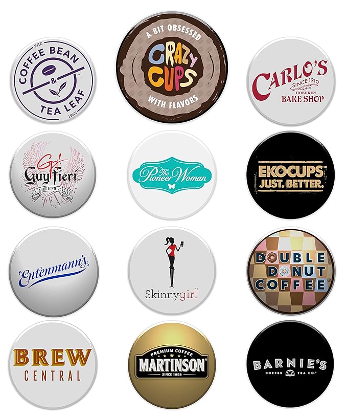 Perfect Samplers Caramel Coffee Pods Variety Pack Medium Roast for Keurig K-Cups Machines Assorted Flavored Sampler 30 Count