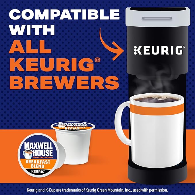 Maxwell House Breakfast Blend Mild Roast K-Cup Coffee Pods 84 ct Box