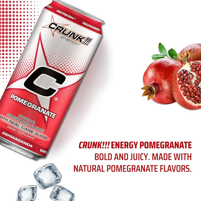 CRUNK!!! Energy Pomegranate 16oz 12pack