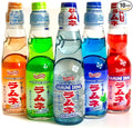 Ramune Japanese Soda Variety Pack - Shirakiku Multiple Flavors - Japanese Drink Gift Box (5 Count) Pack of 10