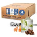 Top Hat East India Tonic Syrup &amp 5x Quinine Concentrate Soda Syrup - 3 Gallon BIB Cocktail Syrup - Bag in Box Concentrate for Commercial Soda Gun and Fountain Systems - QCD Connection Required