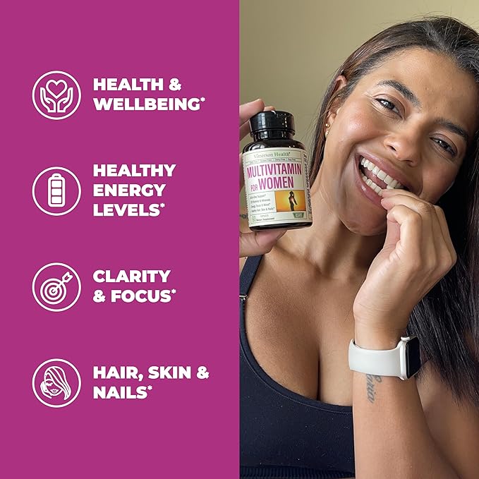 Women's Multivitamin + Turmeric Melatonin Valerian Bundle. Joint Support and Cartilage Comfort Healthy Immune Response and Inflammatory Balance