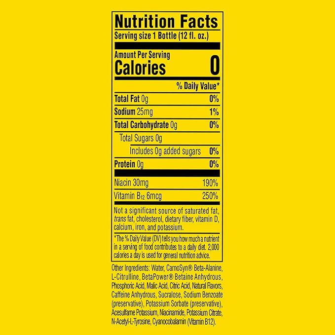 Cellucor C4 Energy Non-Carbonated Zero Sugar Energy Drink Pre Workout Drink + Beta Alanine Watermelon 12 Fl Oz (Pack of 12)