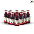 Gardenville Organic Pomegranate Juice (Pack of 12) USDA Organic No Added Sugar U Kosher Certified Pasteurized 8.4 oz Glass Bottles (Pomegranate)