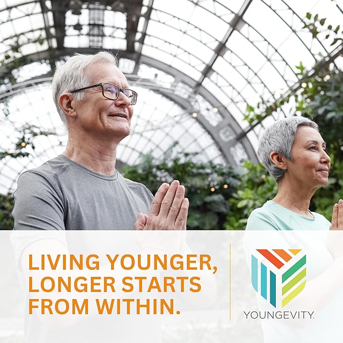 Youngevity Beyond Tangy Tangerine 2.0 Citrus Peach Fusion Multi-Vitamin &amp Mineral Complex - Made with Natural &amp Whole Foods | 8000 ORAC (6-Pack)