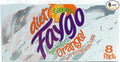 Faygo diet Orange! flavor soda pop 12-fluid ounce cans 8-pack fridge box (6)
