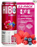 HIBO Healthy Energy Drinks Sugar Free – Gluten-Free &amp Gut-Friendly Prebiotic Fiber w/ 140mg Caffeine &amp 60mg Green Coffee Extract Electrolytes – Supports Immunity &amp Focus - Pack of 12 Ori