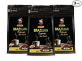 brazilian roast coffee - BRAZILIAN GROUND COFFEE ORGANIC 100% Arabica Medium Roast low acidity Fair Trade non gmo - ground coffee in bulk 3 Bags (36 Oz)