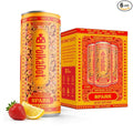 Polkadot Spark Seltzer Strawberry Lemonade Flavor Sparkling Drink with L-Theanine Lion’s Mane Ginkgo and Green Tea Zero Sugar Beverage 12 FL Oz