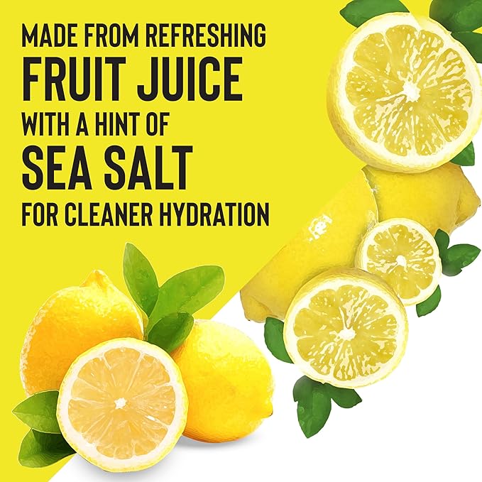 R.W. Knudsen Recharge Organic Lemon Sports Drink with Electrolytes 32 fl oz (Pack of 6)