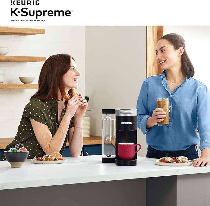 Keurig K-Supreme Single Serve Coffee Maker with Dunkin' Original Blend Medium Roast 60 K-Cup Pods