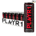 PLAYR1 Ultra Berry Caffeinated 24 Pack