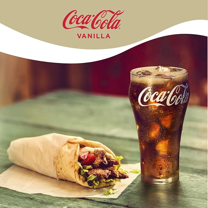 Coca-Cola Vanilla 20 oz Soda Bottles (8 Pack Total of 160 FL OZ)